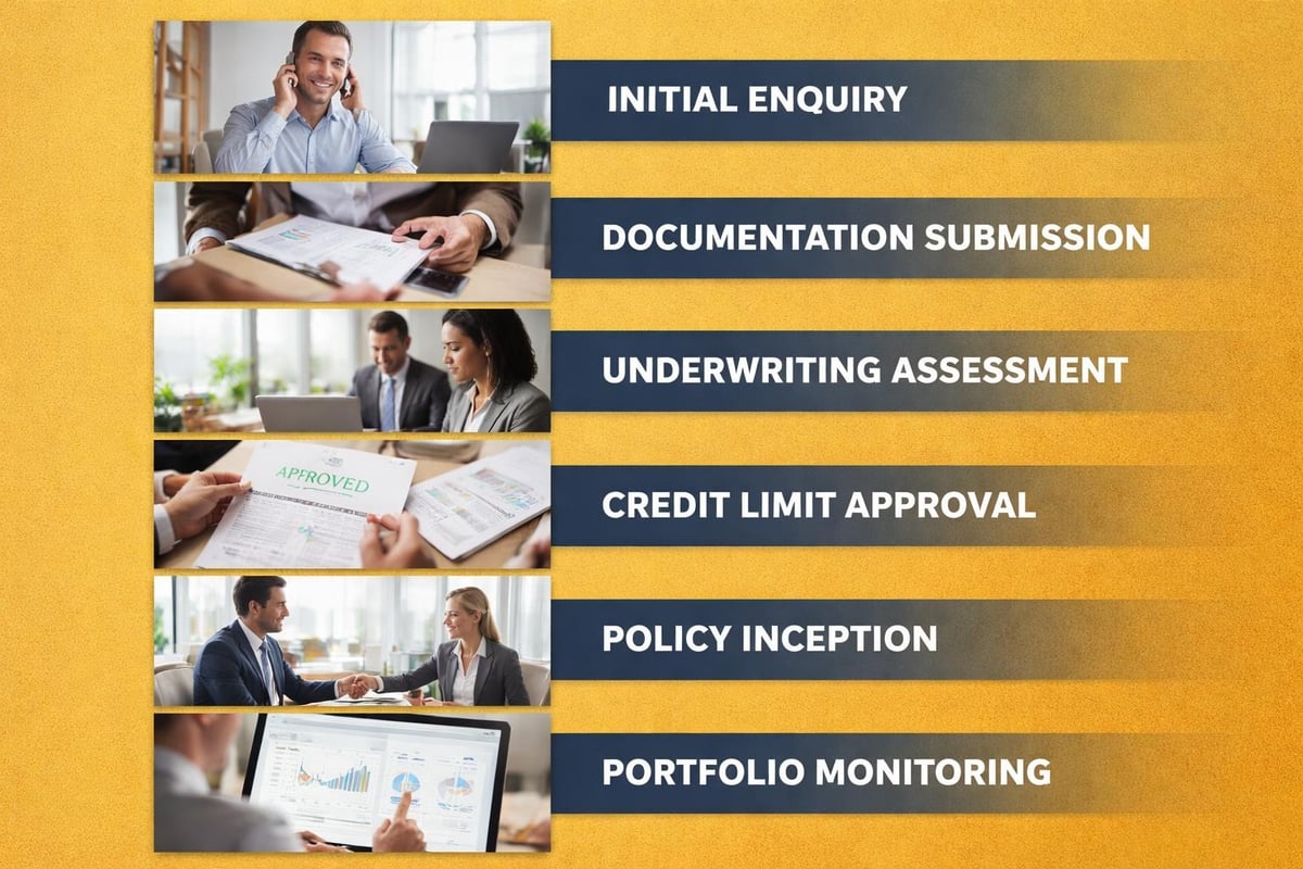 Trade credit application workflow Trade credit application workflow