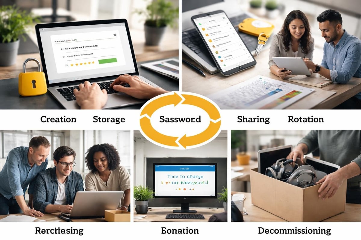 Password lifecycle workflow