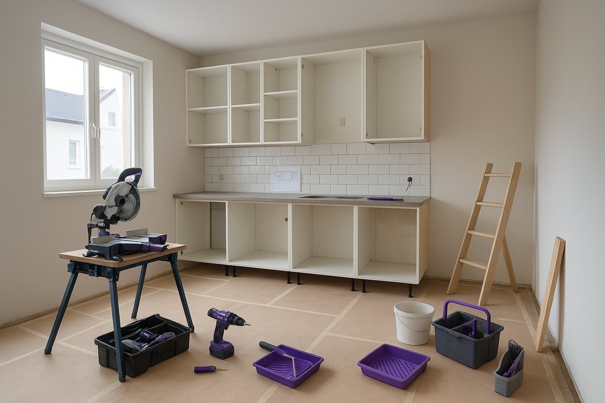 Pienen keittiöremontin toteutus: vaihe vaiheelta