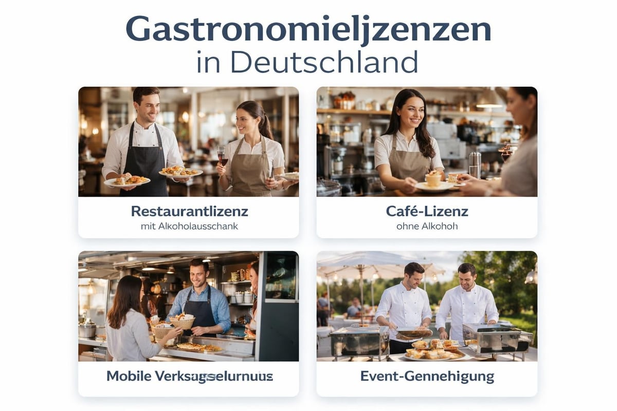 Gaststättenkonzession Arten