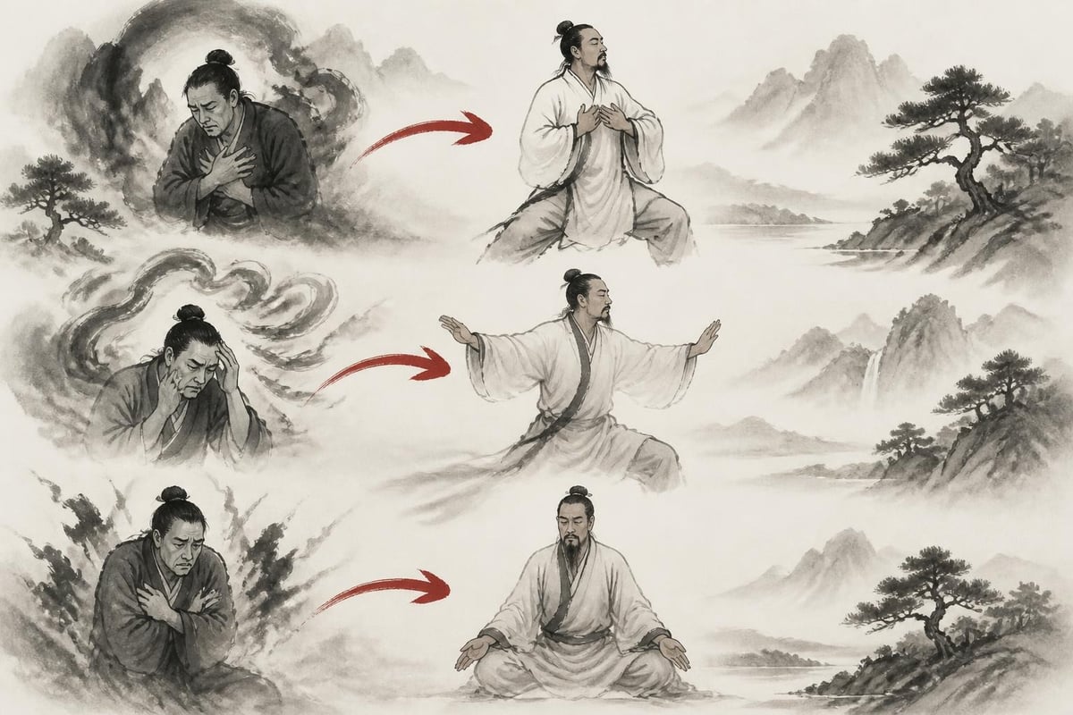 Qi gong movements for anxiety