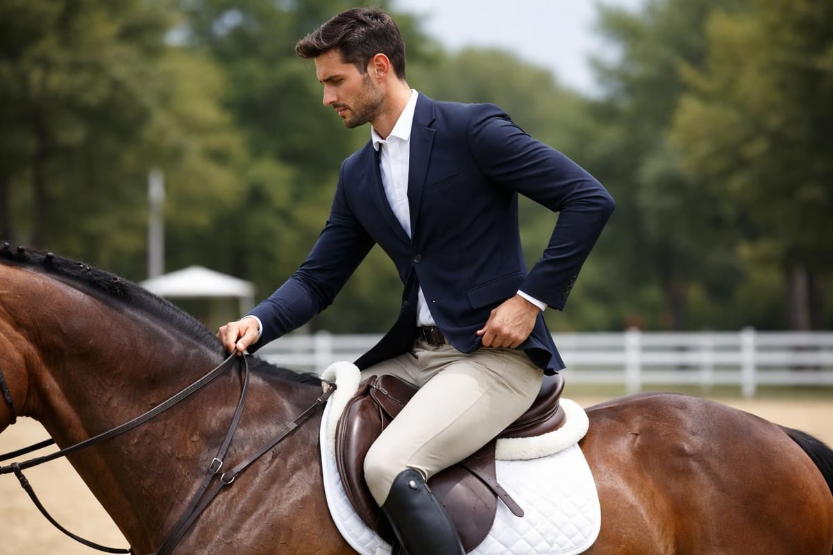 Proper fit checkpoints for riding apparel