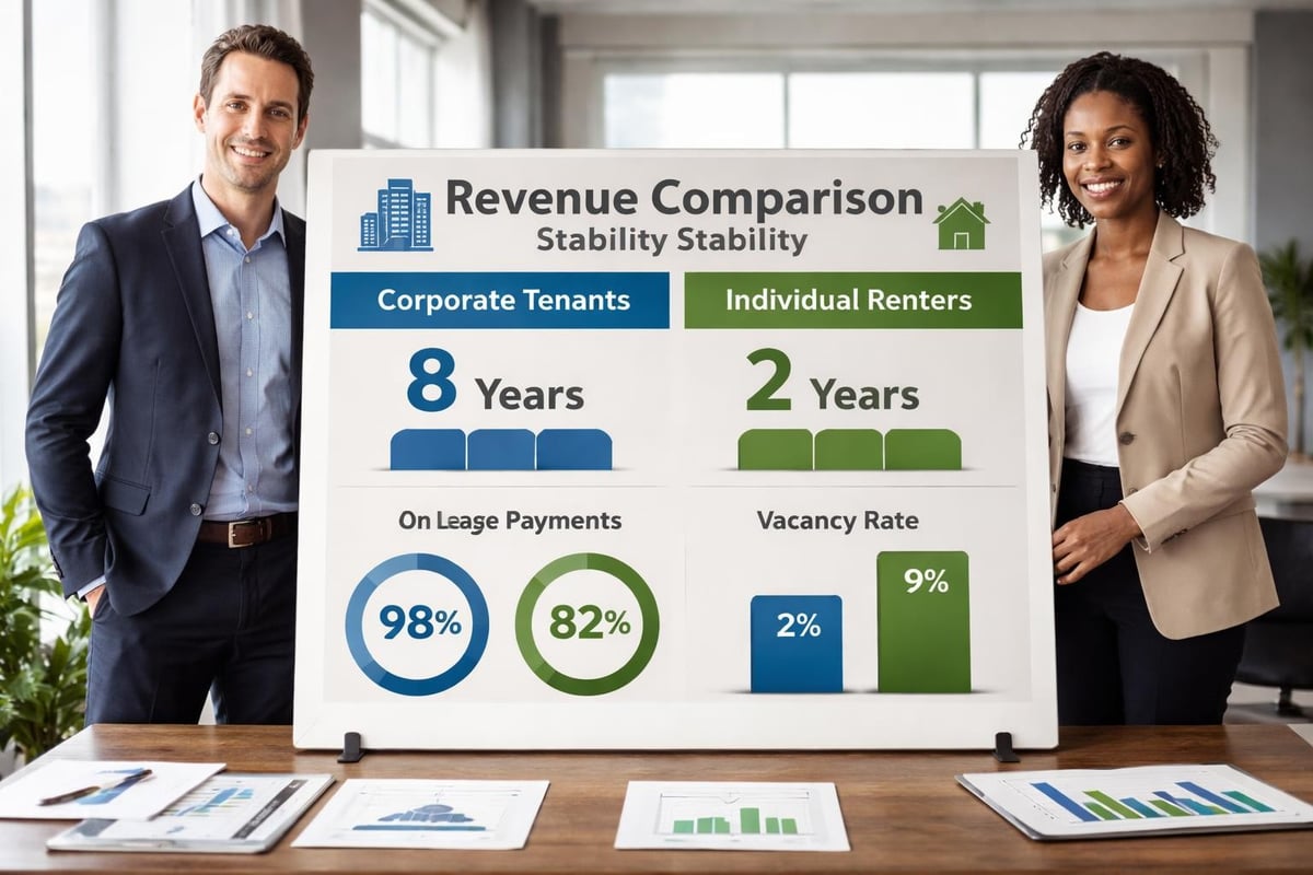 Financial comparison chart