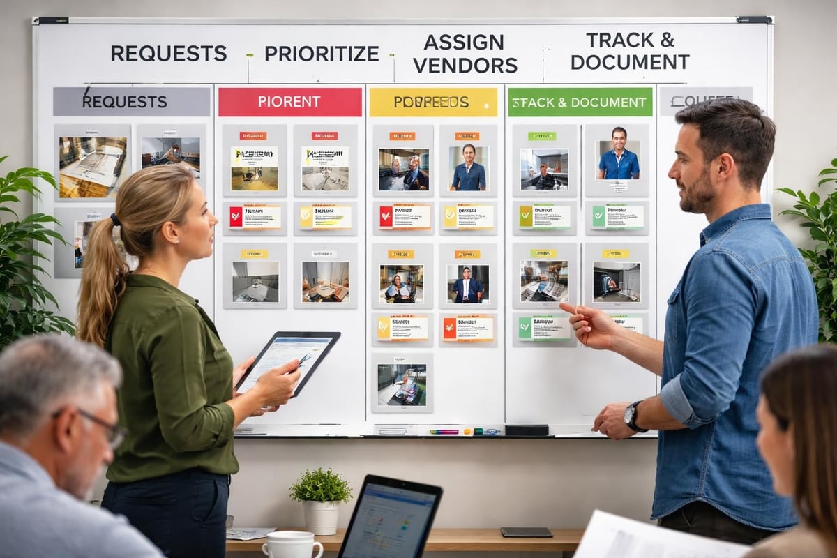 Maintenance coordination workflow