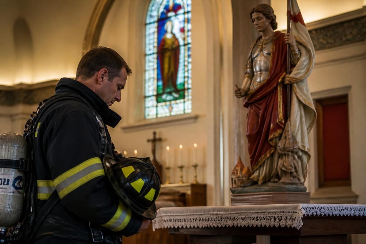 Catholic firefighter devotion