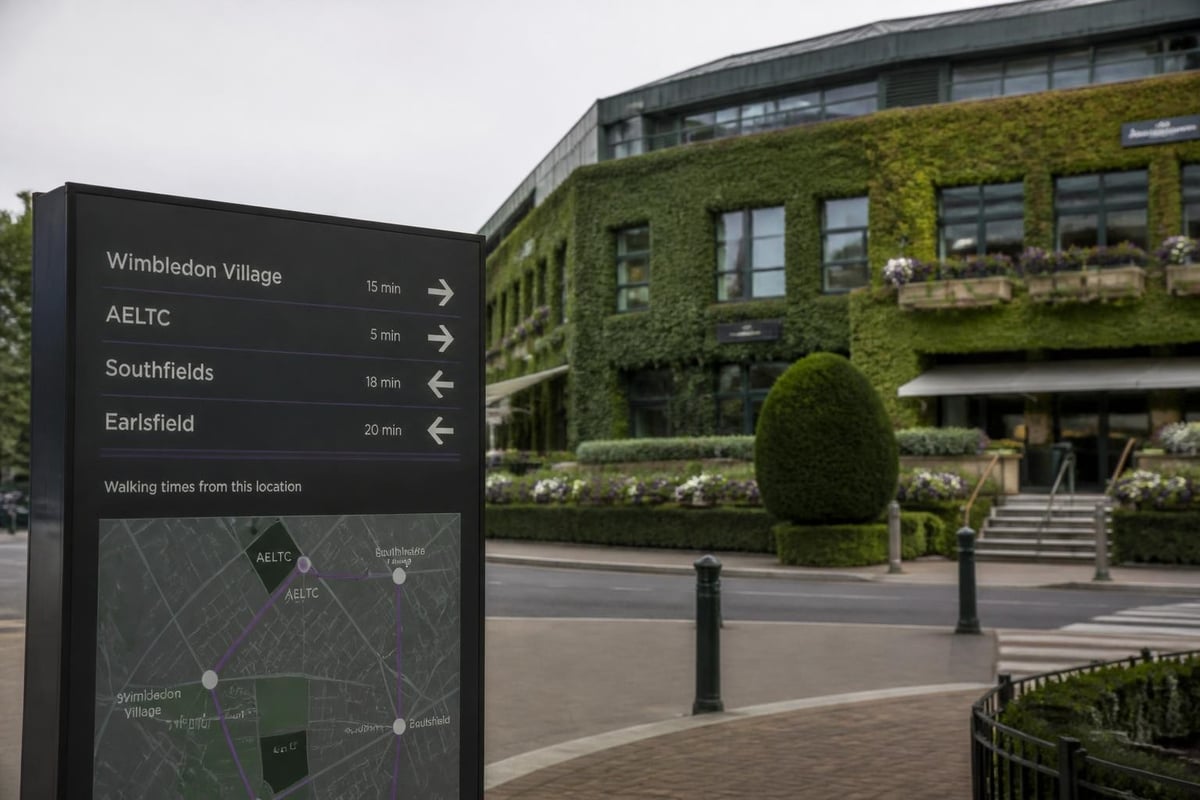Wimbledon neighborhoods map