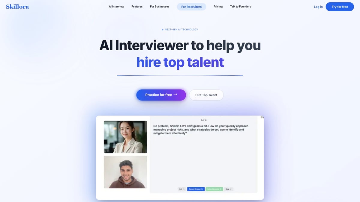 Top 10 Best Interview Preparation Websites for 2026 Success - Skillora.ai