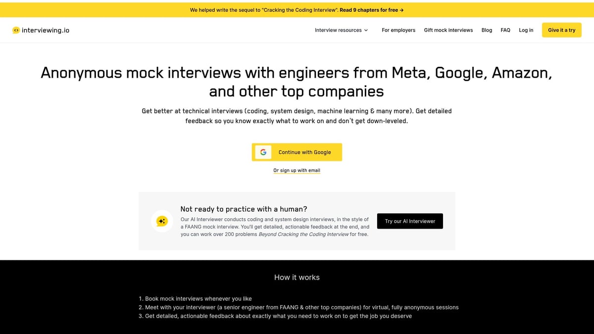 Top 10 Best Interview Preparation Websites for 2026 Success - Interviewing.io