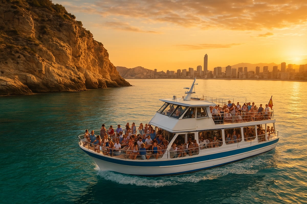 Motos de Agua Benidorm - article 0167f678 5e9c 4e2d 924 fotografia realista de un barco turistico navegand 3 sf41lm Rutas y Lugares Imperdibles Durante el Paseo en Barco {600}