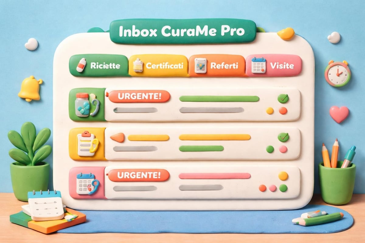 Inbox organizzata richieste pazienti