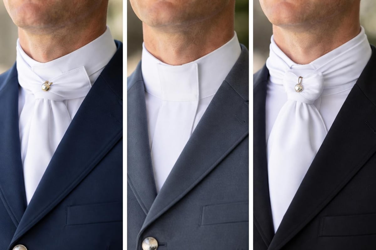 Show shirt and stock tie options