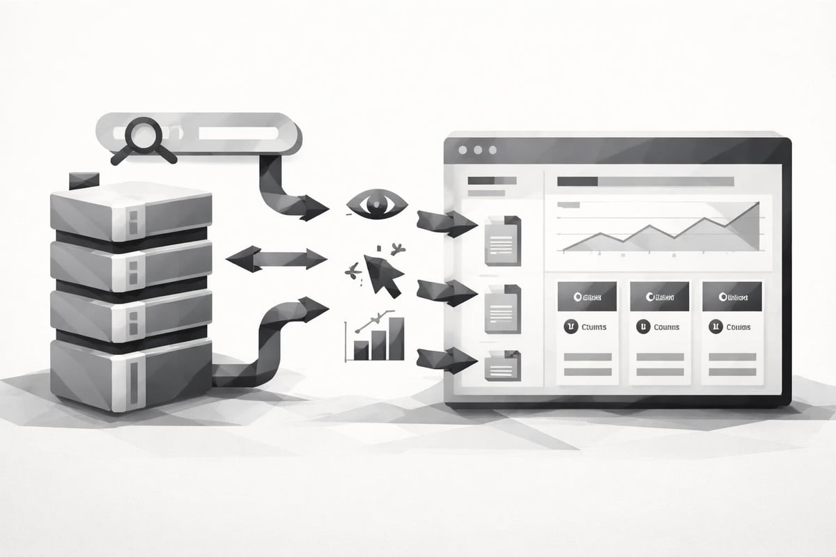 Google Search Console data flow