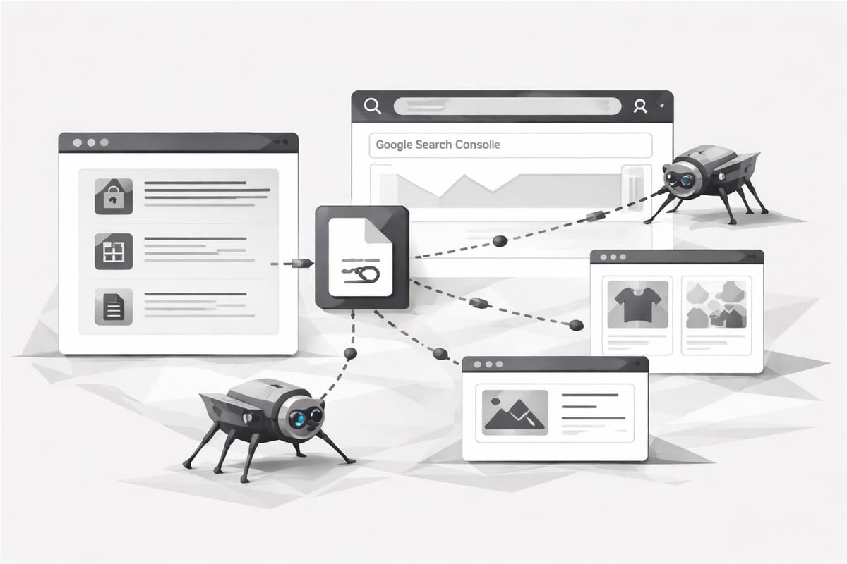 Sitemap submission workflow