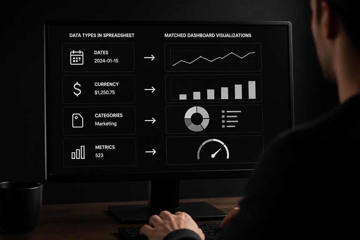 AI analyzing Excel data patterns