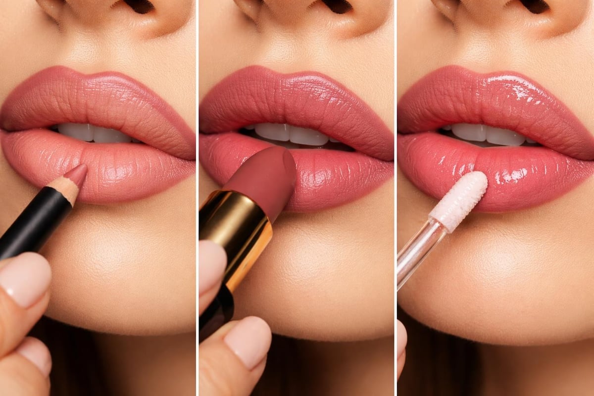 Lip product layering