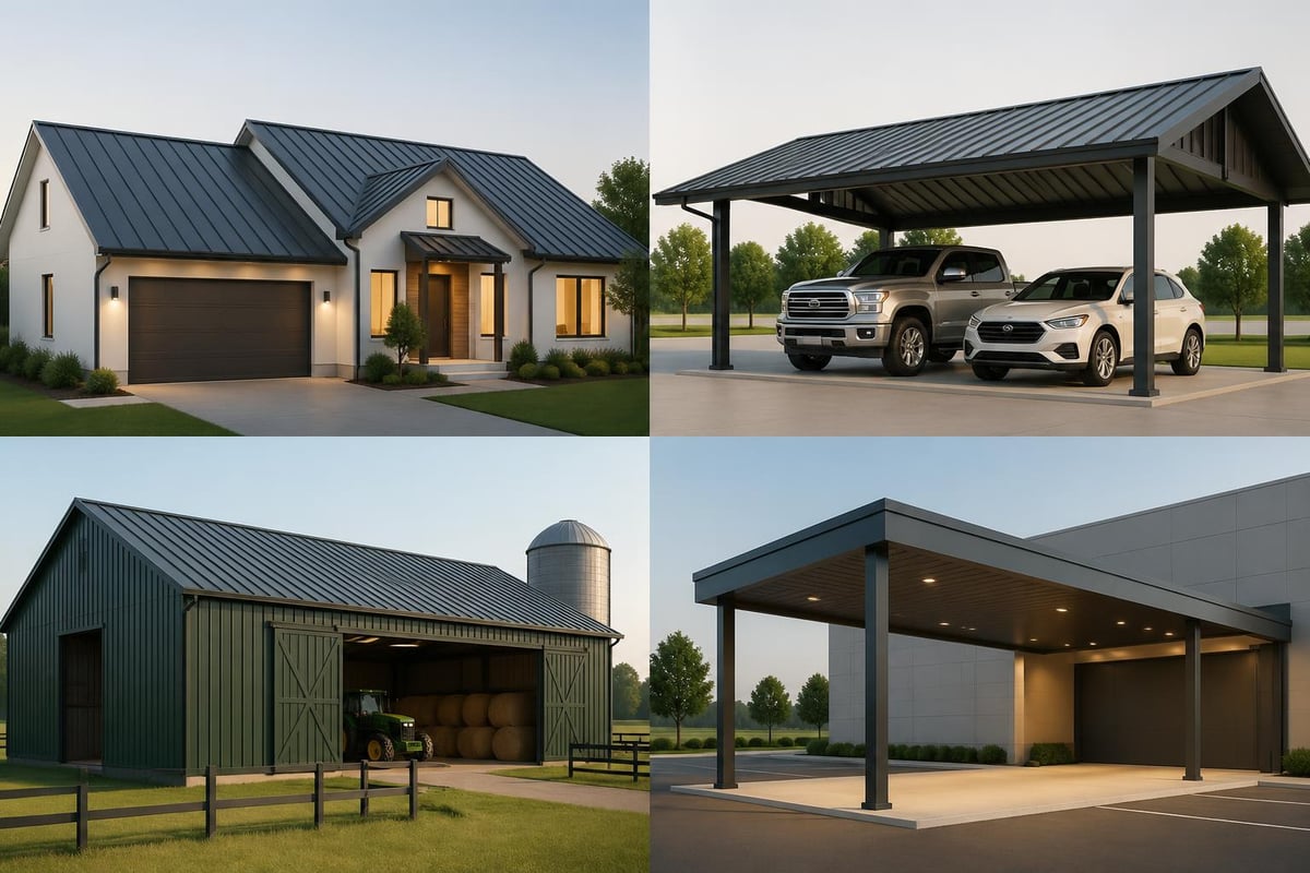 Categories of metal coverings