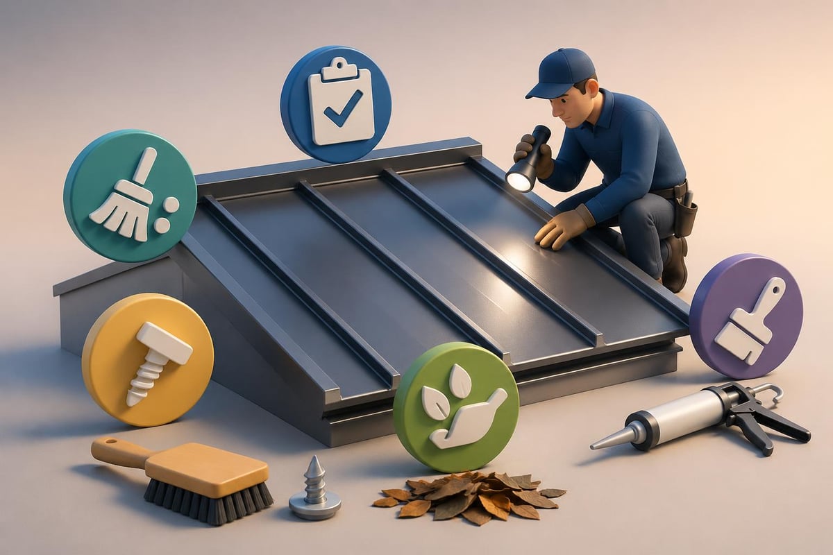 Metal covering maintenance