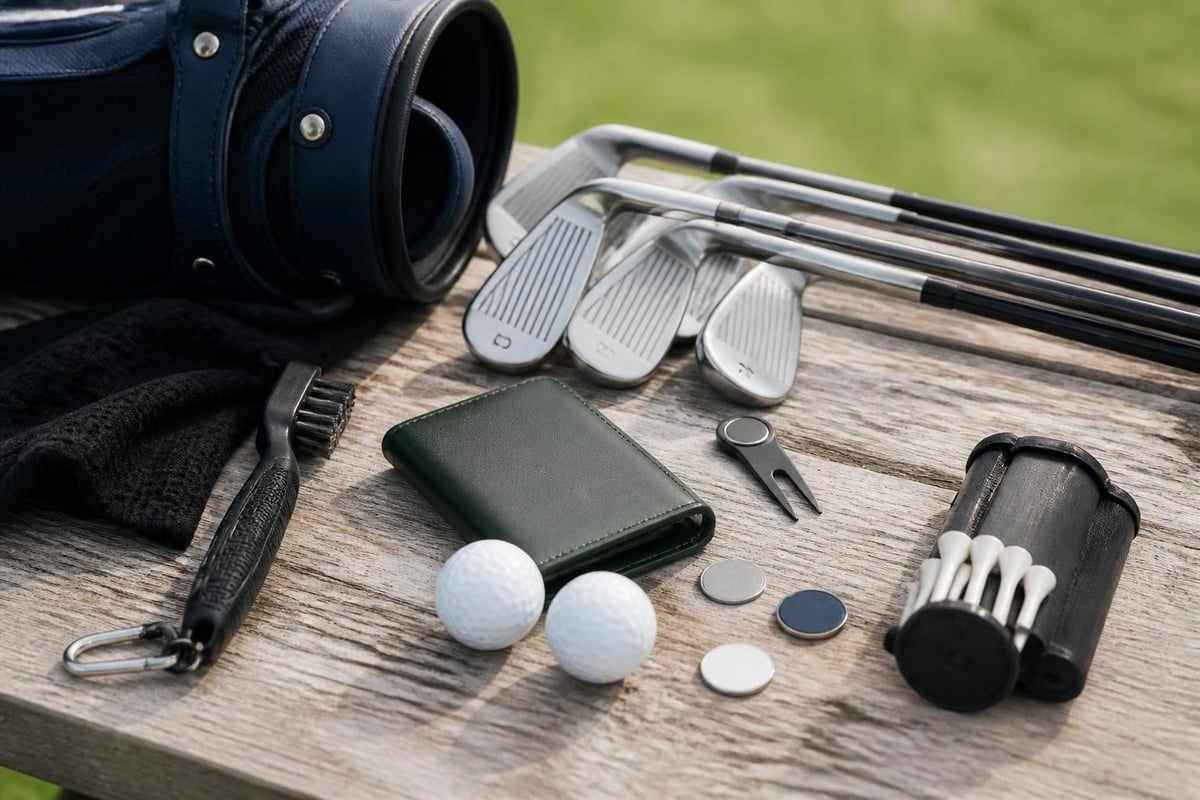 Essential golf accessories and small gifts