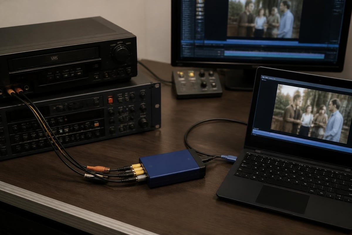 VHS digitization workflow
