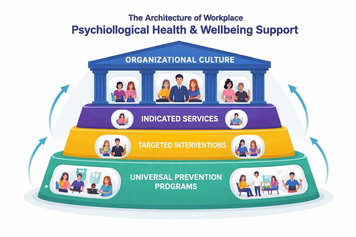 Multi-tiered workplace mental health support