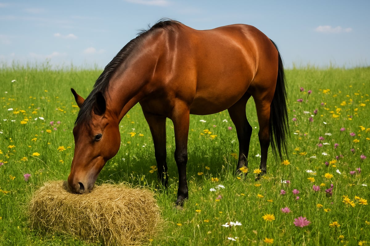 Die Bedeutung von Heu für die Pferdegesundheit