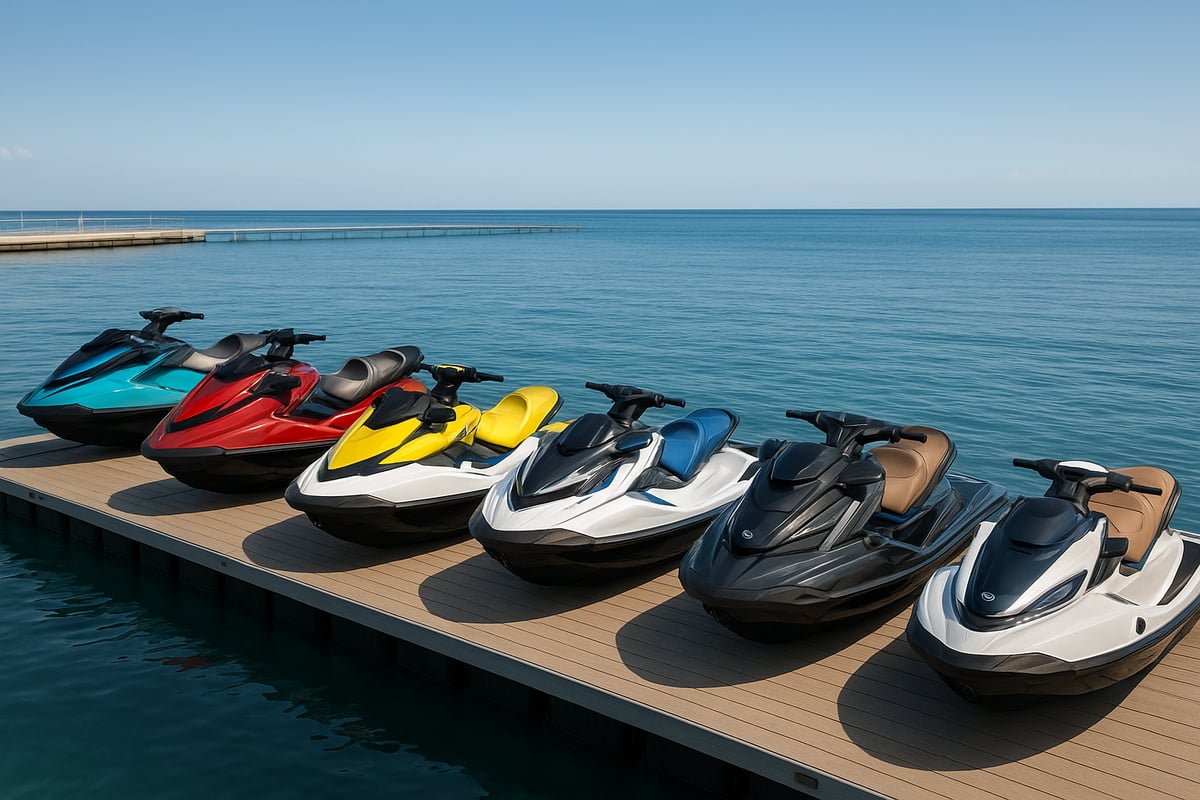 Motos de Agua Benidorm - article 01cde44e 740b 4923 81a fotografia realista y de alta calidad de varios ti 1 oleyhi Tipos de motos acuáticas y cómo elegir la adecuada