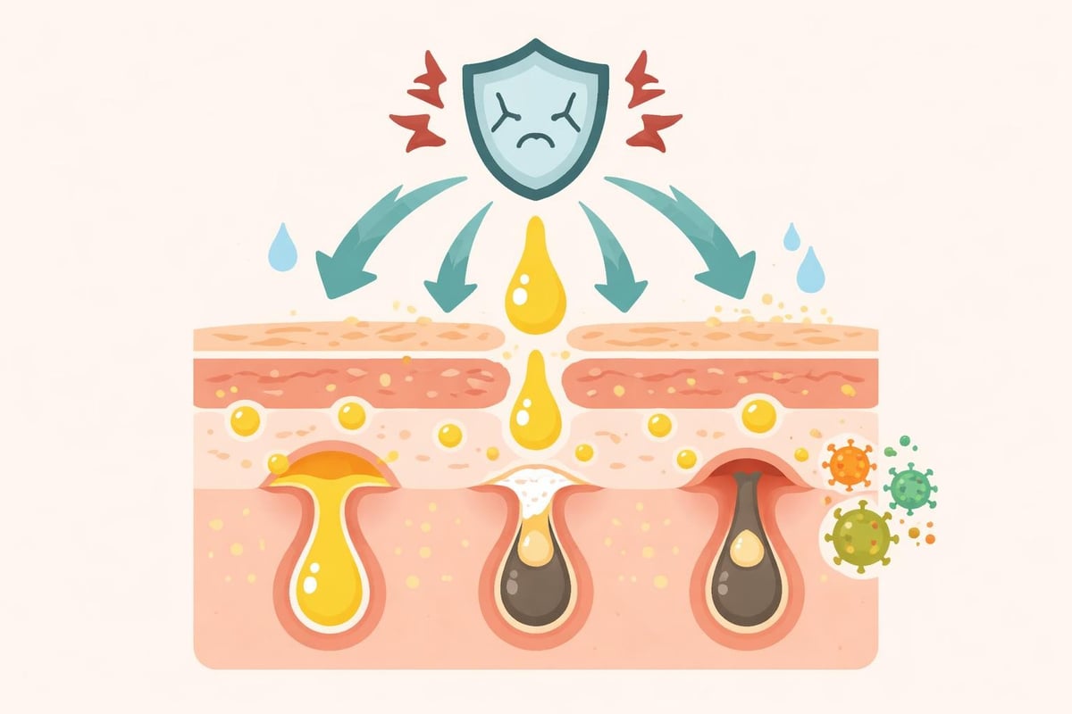 敏感肌の毛穴トラブル