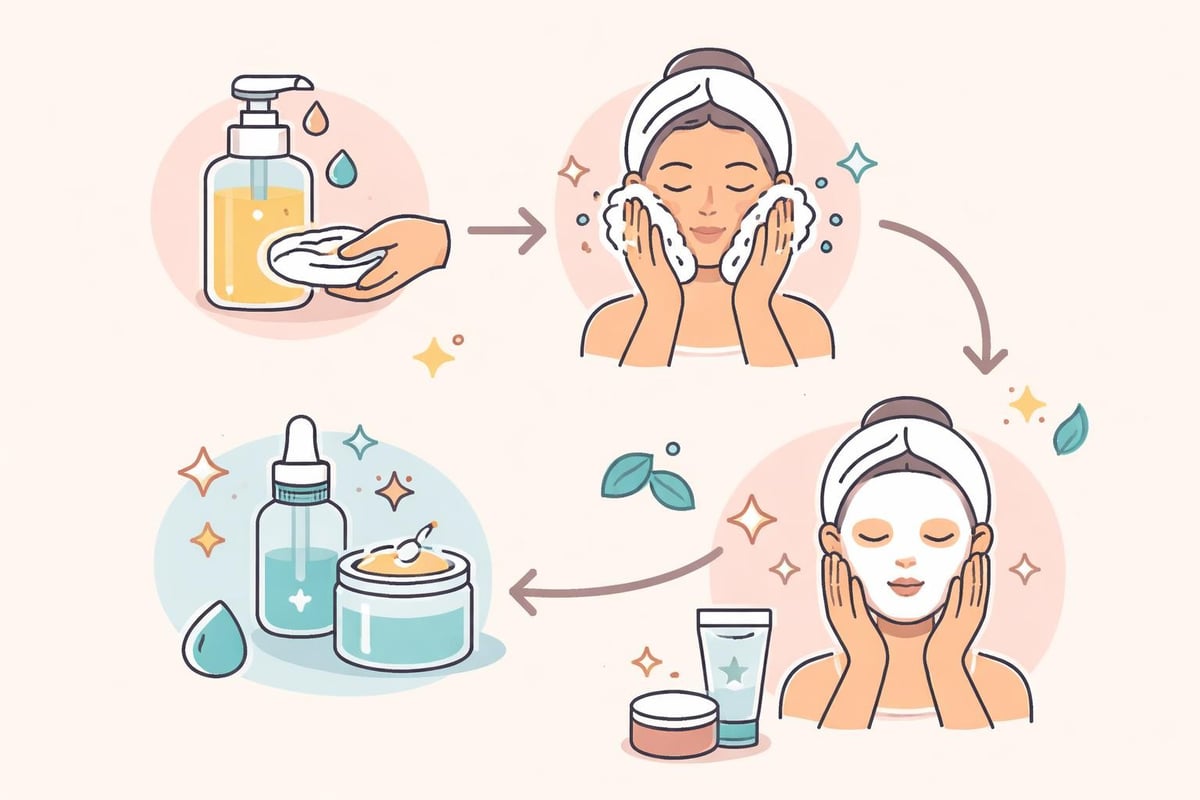 毛穴ケアのステップ