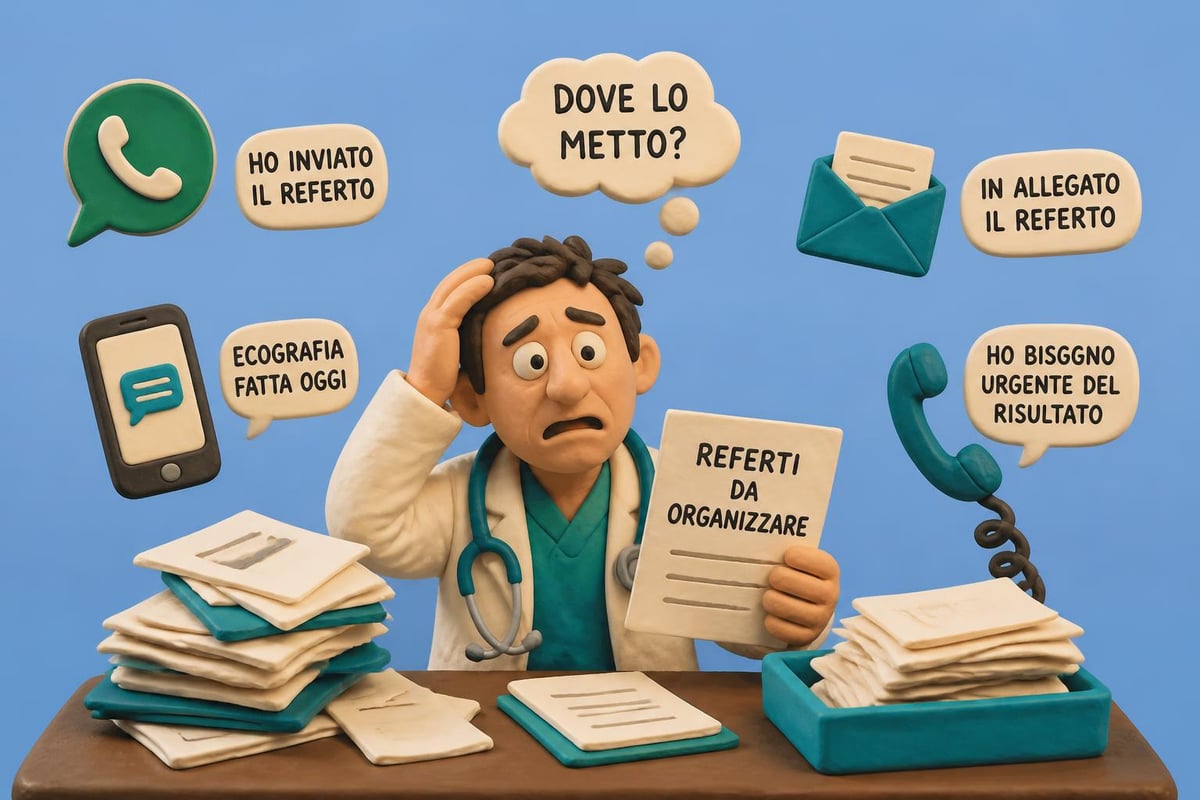 Flusso disordinato comunicazione referti
