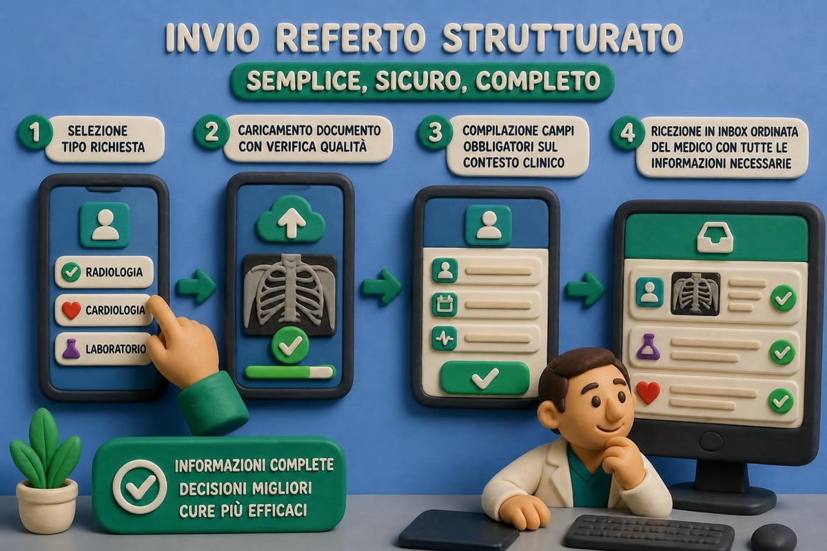 Invio guidato referto