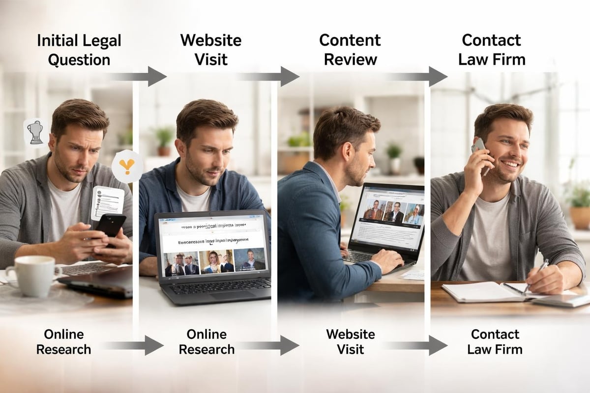 Legal client decision journey