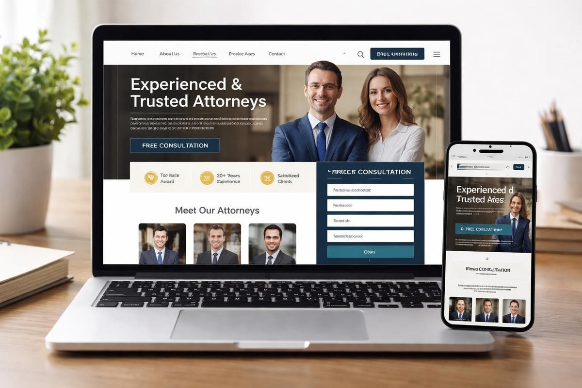 Law firm website conversion elements