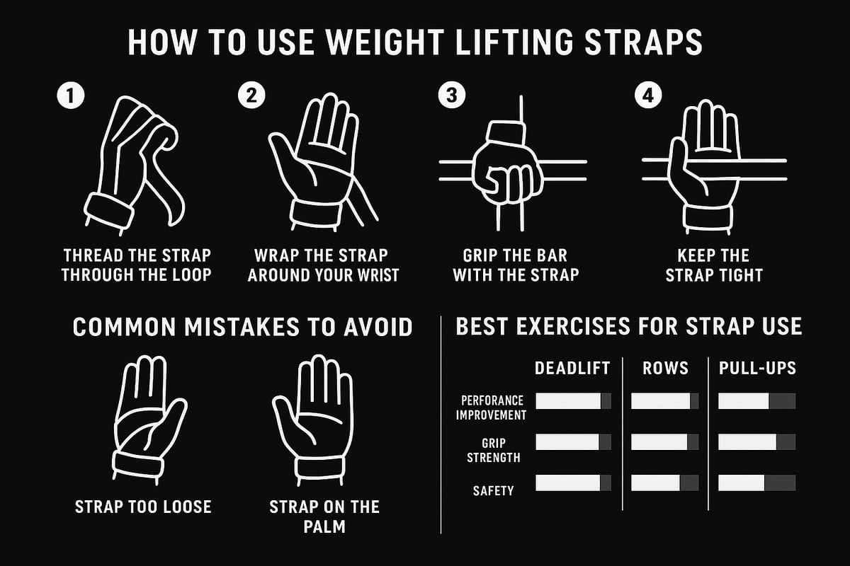 How to Use Weight Lifting Straps Safely and Effectively