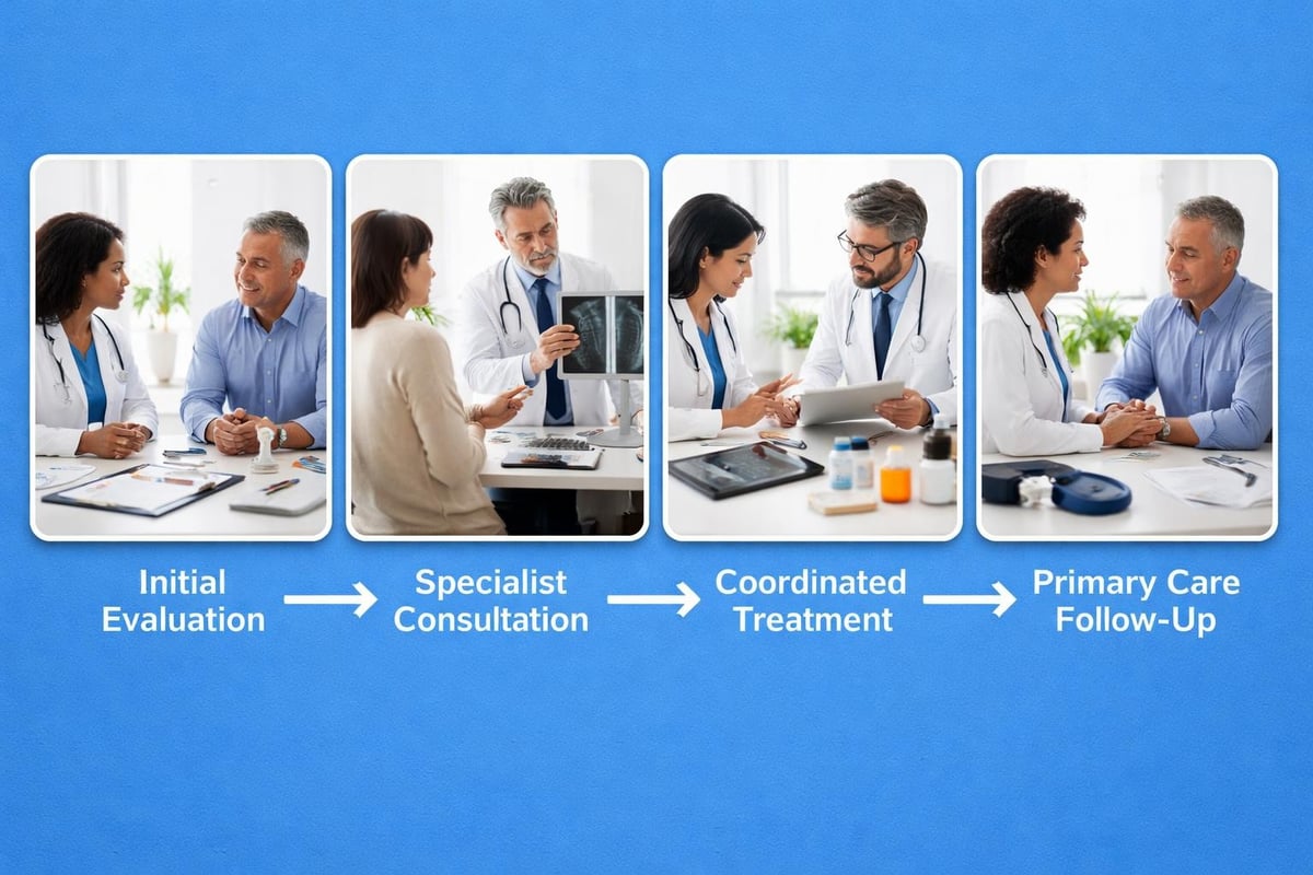 Primary to specialty care pathway