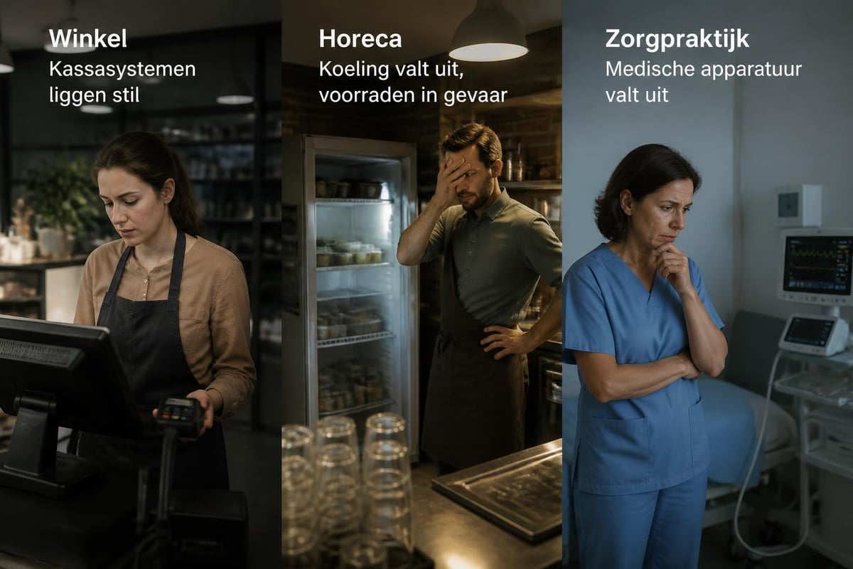 Bedrijfsimpact stroomstoring