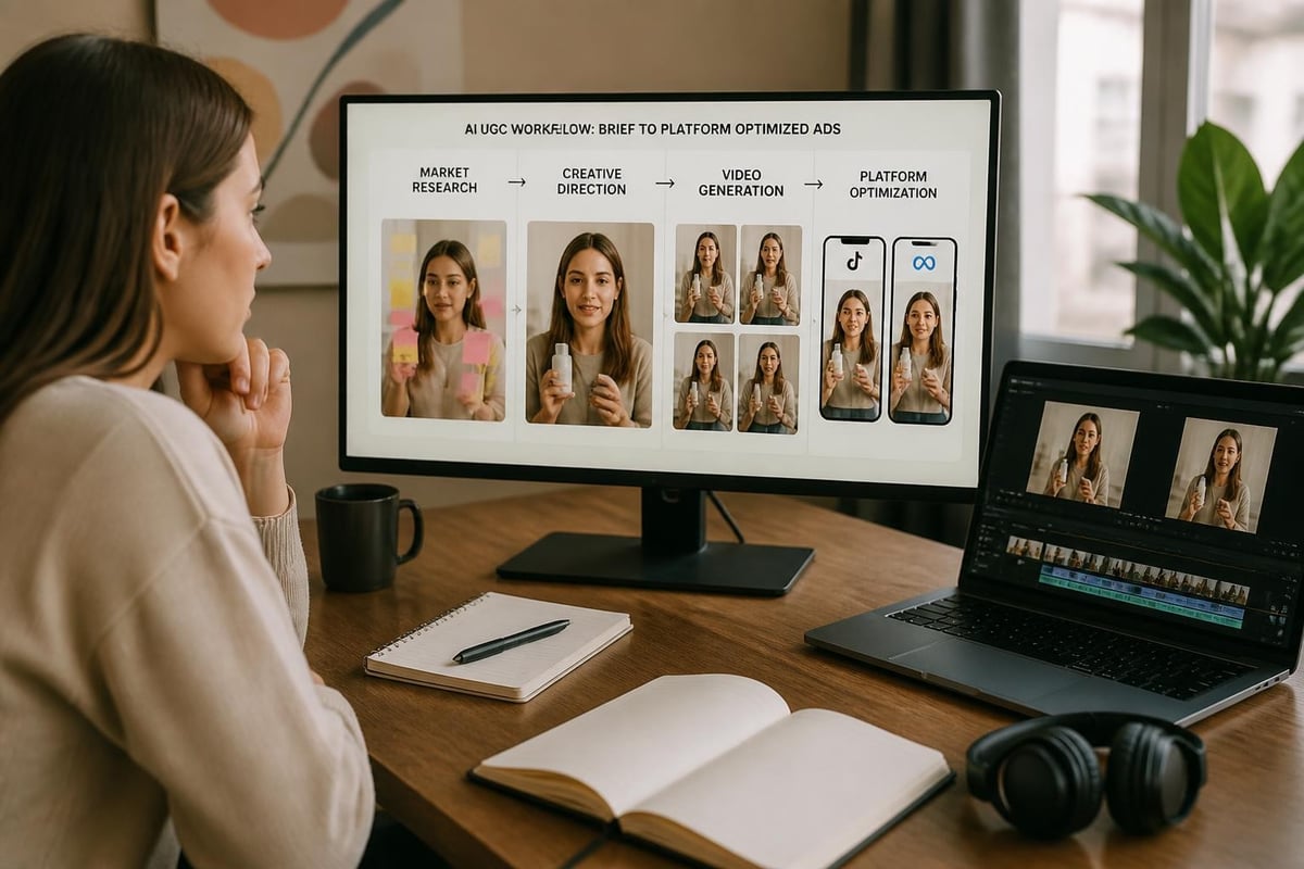 UGC ad creative workflow
