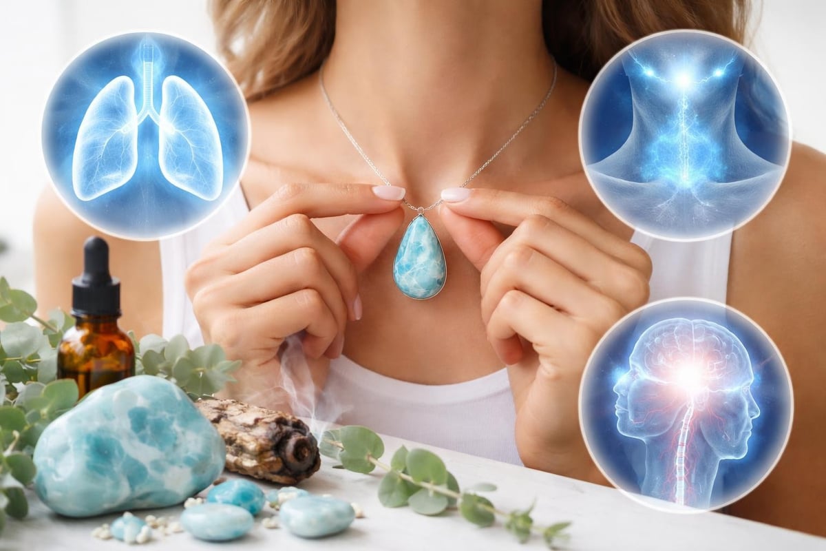 Larimar physical healing applications