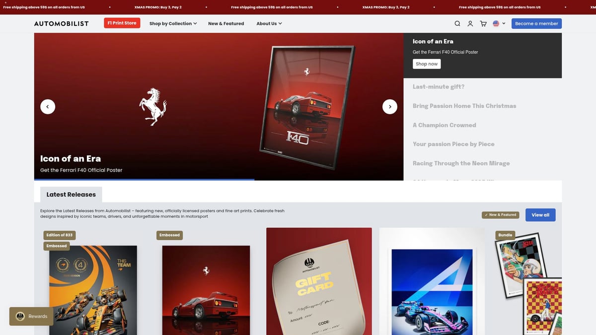 9 Best F1 Racing Posters Every Fan Needs in 2026 - Ayrton Senna “Rain Master” Poster by Automobilist