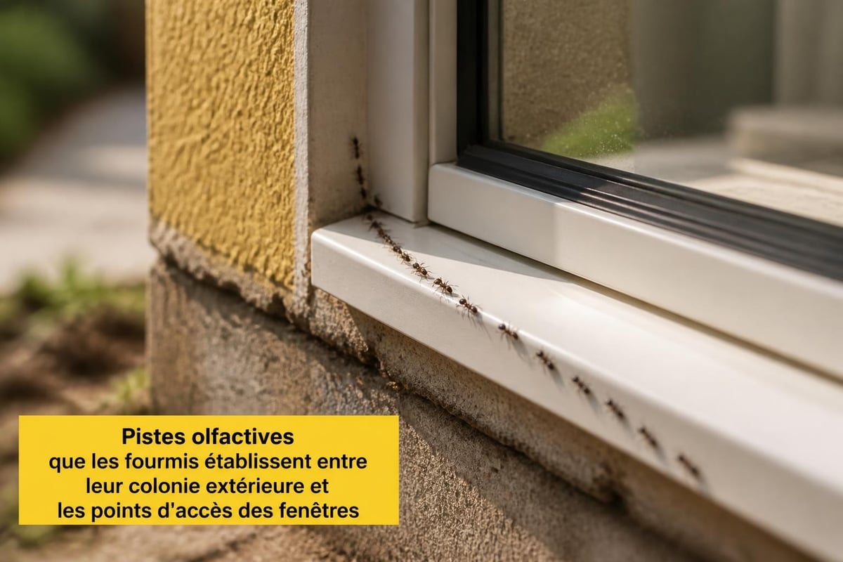 Routes chimiques des fourmis