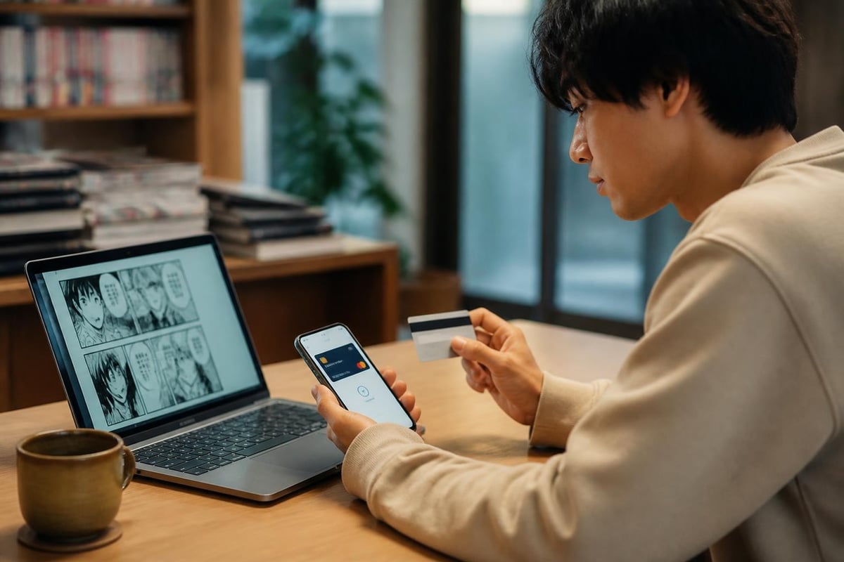 Global manga payment ecosystem