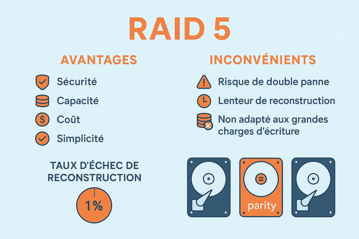 Avantages et Inconvénients du RAID 5 en 2026