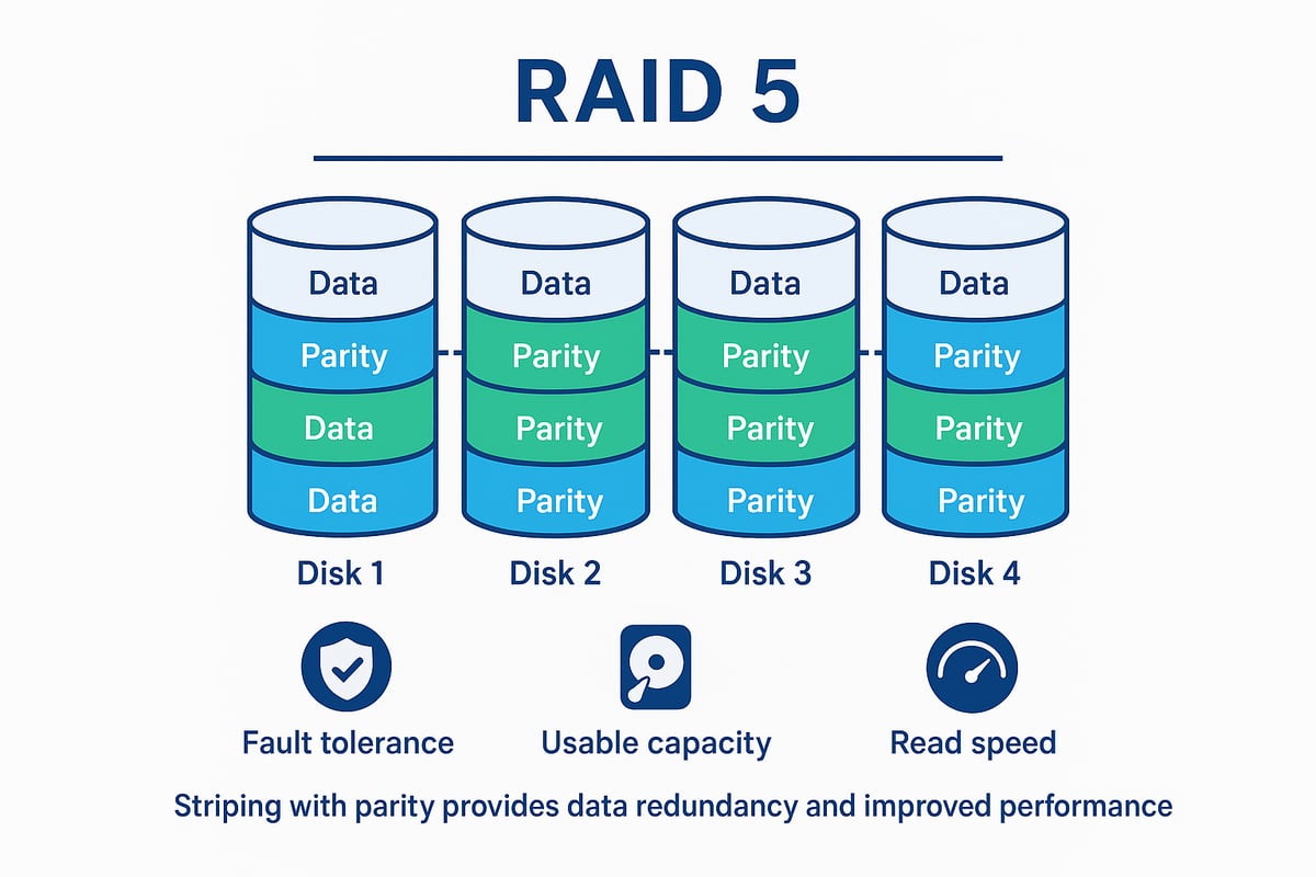 Qu’est-ce que le RAID 5 ? Définition et Principes Fondamentaux