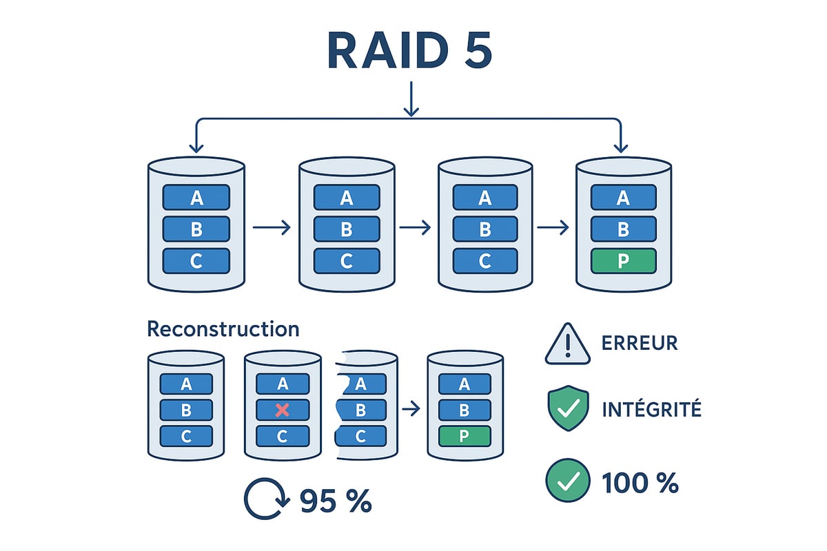 Fonctionnement détaillé : Architecture, Parité et Reconstruction
