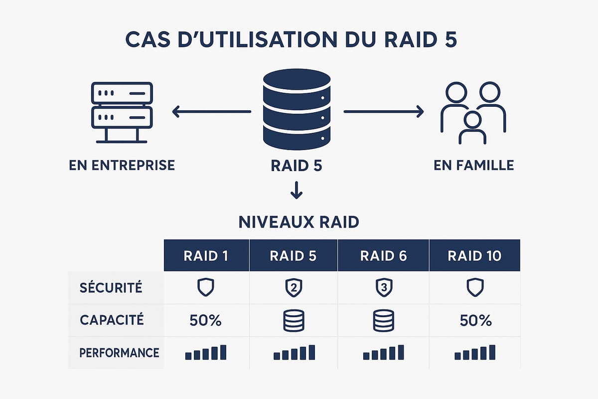 Cas d’Utilisation et Scénarios Idéaux pour le RAID 5