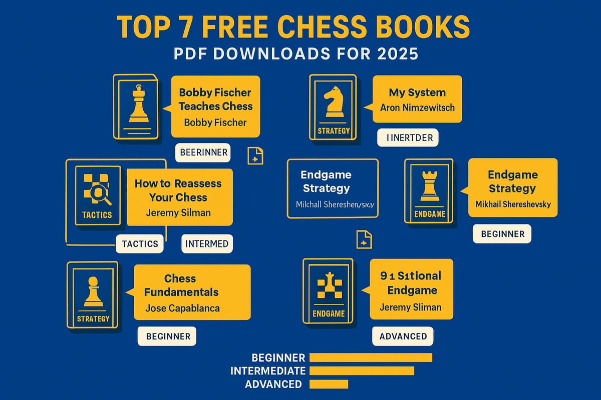 Top 7 Free Chess Books PDF Downloads for 2025