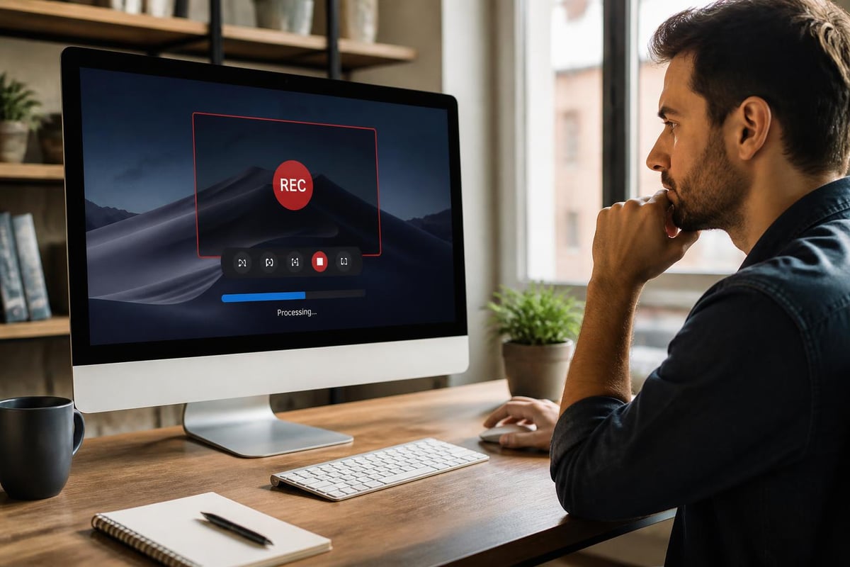 Screen recording workflow automation