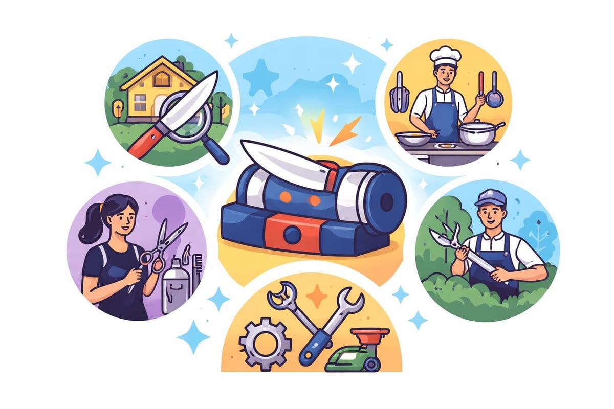 Market growth drivers for knife sharpening services