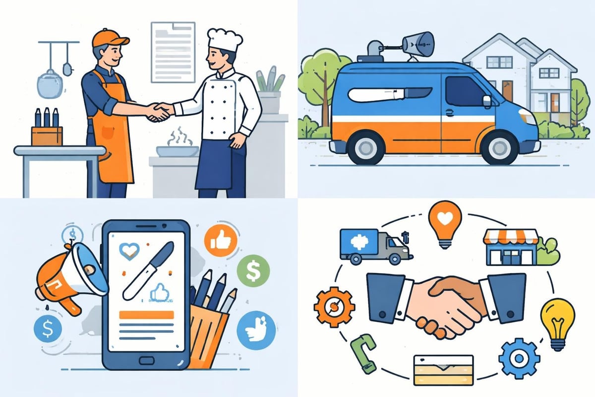 Marketing channels for knife sharpening