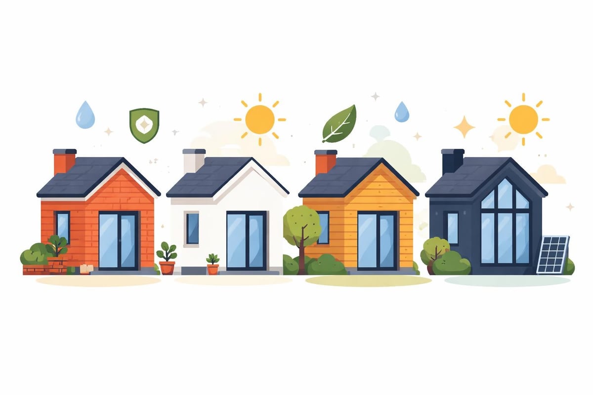 Timber frame extension cladding options