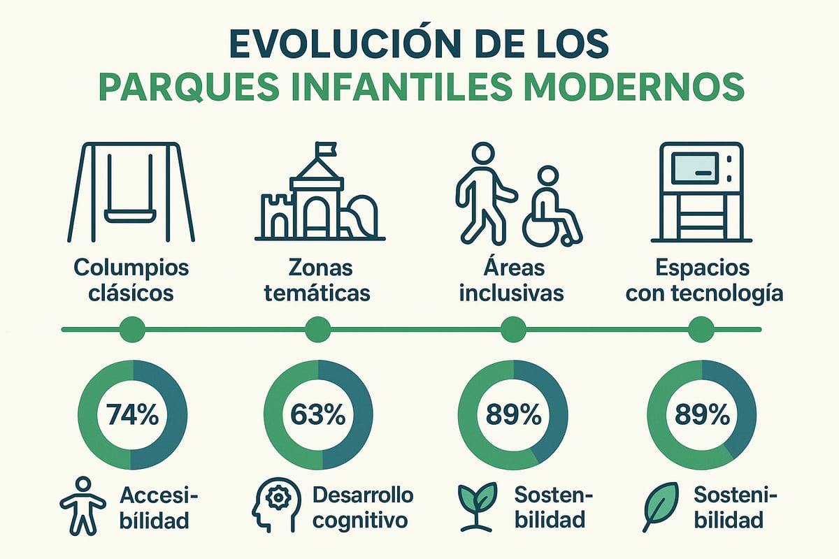 Evolución y Tendencias en Parques Infantiles Modernos